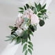 thumbnail image 5 of 2x de Flores Artificiales para Boda, Tela Blanca para Cortinas, de Flores de Cenador para Fondo de Ventana, Adornos de Decoración de Va Soledad Guirnalda de arco de boda, 5 of 10