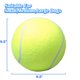 thumbnail image 3 of 9.5quot; Tenis para perros, juguete grande para mascotas, divertido, deportes al aire libre, pelota para perros, regalo con pasador inflable, 11 Feliz Sencillez, 3 of 4