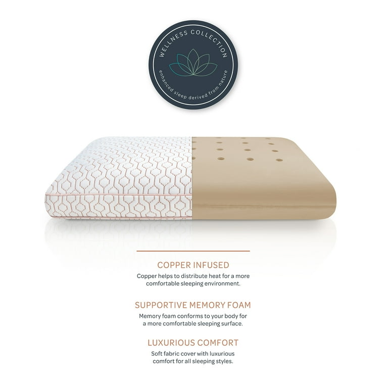 Sensorpedic copper shop infused pillow