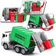 thumbnail image 6 of Garbage Truck Toys for Boys 3-6 Year Old, Recycle Trash Truck with 2 Trash Cans,Friction Play Vehicle with Sound and Light,Christmas Birthday Gift for Boys, 6 of 8