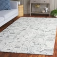 thumbnail image 2 of SAFAVIEH Metro Carleen Abstract Area Rug, Grey/Ivory, 3' x 5', 2 of 7