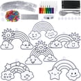 thumbnail image 2 of Kit de manualidades Rainbow Suncatcher Winlyn con pintura para niños, 24 juegos, 2 of 9