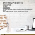 thumbnail image 4 of Vintage Brick Mobile Phone - Old Fashioned Simulation Prop with Stylized Ornaments, Lightweight and Portable, Iron Material, Versatile Applications, Vintage Cell Phone Prop, 4 of 8