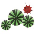 thumbnail image 1 of 3pcs/set Halloween Party Hanging Paper Fans Paper Garlands Decor for Home Party Bar, 1 of 1