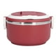 thumbnail image 5 of Bento Boxes Fiambrera de acero inoxidable Fiambrera térmica portátil para oficina escolar Capa única roja 【Revestimiento 304】 Jadeshay moderno, 5 of 7