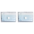 thumbnail image 2 of Plastic Envelope Storage Case, Oimcto 3.7" x 2.6" x 0.4", Transparent Small Parts Organizer for Dies, Cards, Notes, Stationery, Dustproof & Stainproof, Horizontal Opening, 2 Pc, 2 of 5