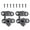 left hook, variant on Stylish Hook Lock Swing Arm Closures for Suitcases Dollhouses Box Jewelry Chests with Easy Installation
