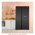 thumbnail image 2 of Refrigerador Oster Side by Side 22 Pies Con Despachador de Agua Negro, 2 of 4