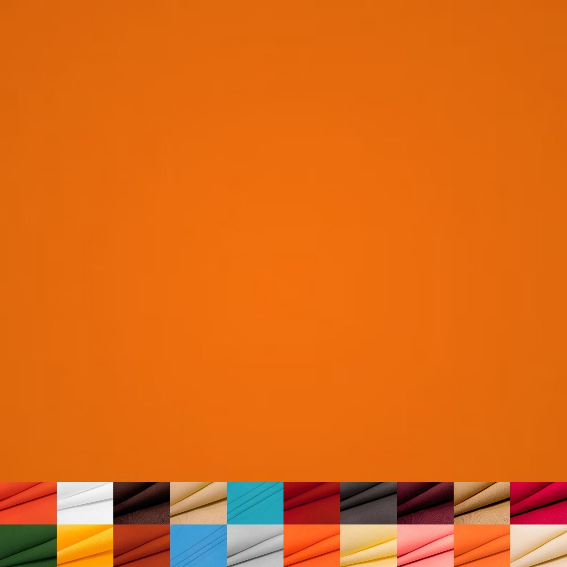 (5 pack) Waverly Inspirations 1 Yard Cut 100% Cotton Solid Fabric, Zinnia Orange, 44" Wide for Quilting & Sewing