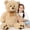 Brown-120, variant on MorisMos Giant Teddy Bear Plush Toy - Ultra Soft & Cute Large Stuffed Animal 39 inches