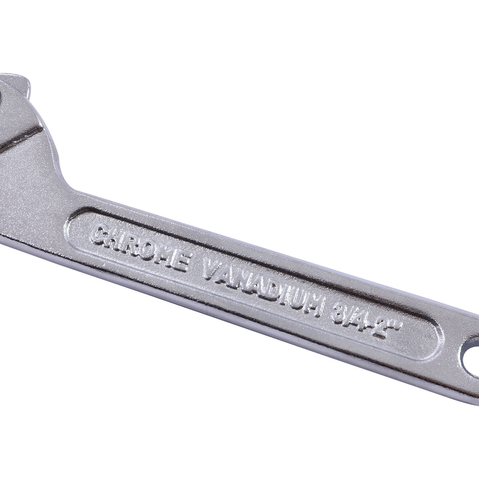 4 Pieces C Pin Spanner Hook Wrench Adjustable Spanner Wrench Set for Tighten Lock Nuts Bearings