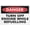 Warning Sign 4, variant on Danger Trailing Cable Sign Warning Sticker-Security Sign Outdoor Sign 8"x12"