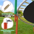 thumbnail image 3 of YORIN Trampoline for Kids, 66'' Mini Trampoline for Toddlers with Enclosure Net and Basketball Hoop, 5.5FT Indoor/Outdoor Kids Round Trampoline Gifts for Kids Ages 1-8, No-Gap Spring Cover, 3 of 7