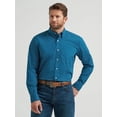 thumbnail image 2 of Wrangler Mens Cody Johnson Ink Shadow Striped Shirt, 2 of 3