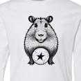 thumbnail image 4 of Inktastic Soccer Funny Capybara Long Sleeve Youth T-Shirt, 4 of 5