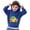 Blue, variant on Tranfacy Toddler Kids Boys Girls Fall Winter Hooded Sweatshirts Pullover Casual Print Long Sleeve Round‑Neck Daily Outfit Tops for 2‑7 Years Old