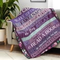thumbnail image 3 of Retirement Gifts for Women 2025, Best Retirement Gifts for Mom Grandma, Retired Gifts for Women, Goodbye Farewell Gifts for Coworkers Friends, Retirement Throw Blanket - Purple Purple Purple, 3 of 6