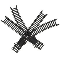 ELAYARD 1Pair Replacement Plastic Train Track Pieces for Model Railroad Building