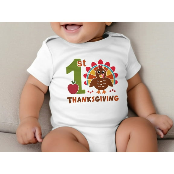 First Thanksgiving Baby Bodysuit