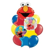 Elmo Sesame Street Party Balloon Bouquet Set 12 Piece Mylar and Latex Balloons