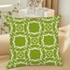 thumbnail image 3 of Fundas de almohada con tema de crisantemo de hoja geométrica C, 3 of 6