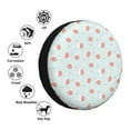 thumbnail image 4 of Wukai Strawberry Print Spare Tire Cover for RV Trailer,Waterproof PVC Faux Leather Wheel Cover Fit for Truck,Trailer,RV,SUV,Camper and Most Vehicle-14 inch, 4 of 6