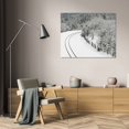 thumbnail image 3 of Vitaly Geyman 18x14 Gallery Wrapped Canvas Wall Art Titled - Snow Railroad, 3 of 4