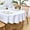 White, variant on Oval Tablecloth 60 x 84 Inch Washable Fabric Table Cloth Solid White Table Cover for Dining Wedding Party Banquet Tabletop Decoration