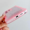 thumbnail image 6 of Compatible with Samsung Galaxy S23 Ultra 5g Glitter Clear Phone Case,Cute Curly Wave Frame Case Women Bling Shiny Case Soft Shockproof Bumper Cover (Pink, Samsung Galaxy S23 Ultra), 6 of 12
