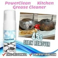 Kitchen Grease Cleaner，Heavy Duty Gas Range & Stove Top Cleaner and
