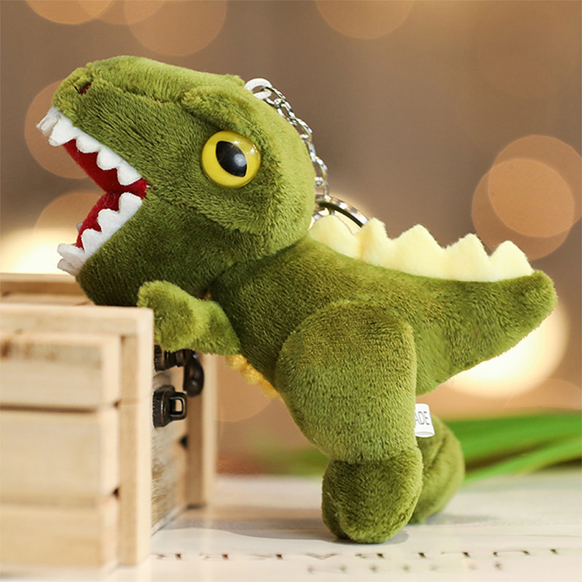 Plush sales dinosaur keychain