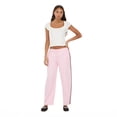 thumbnail image 3 of Forever 21 Women’s Barrel Leg Joggers with Side Stripe Detail, Relaxed Drawstring Sweatpants for Casual Everyday Styling, XS-XL, 3 of 6