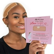 Milano Collection Nude Adult Womens Lace GripCap Wig Grip Band with Wig Cap, Solid Print, One Size, 2 Pack