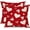 Red, variant on Valentine''s Day Pillow Covers 18x18 Inch Set of 2 White Hearts Decor Red Throw Pillow Covers Valentine''s Day Cushion Case Decoration for Sofa Couch
