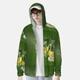 thumbnail image 6 of Rocae Friut Avocado Print Breathable Sun Protection Hoodie Quick-Dry Lightweight Long Sleeve Hoodie Unisex Running Sports Shirt Large, 6 of 9
