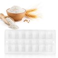 thumbnail image 3 of Molde de chocolate transparente antiadherente, molde para dulces DIY, 14 cavidades en forma de Mahjong, 3 of 8