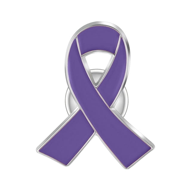 Elegant Ribbon Lapel Pin for Awareness Heart Shaped Silk Ribbon Fashion Pin for Clothing Bags and More Cancer Support Accessible Accessory