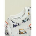 thumbnail image 6 of Nygoyerh Little Boys Fall Outfit 6M 9M 12M 18M 2T 3T 4T Golf Print Long Sleeve Tops + Drawstring Pants 2PCS Set Baby Clothing for Fall, 6 of 8