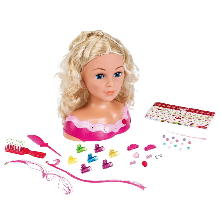 ADVEN Makeup Pretend Playset for Children Hairdressing Styling