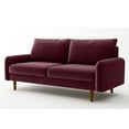 thumbnail image 5 of Koby Home Sectional Sofa Sleeper Couch 3-Seater Sofas 70" Couches for Living Room Burgundy Red, 5 of 7