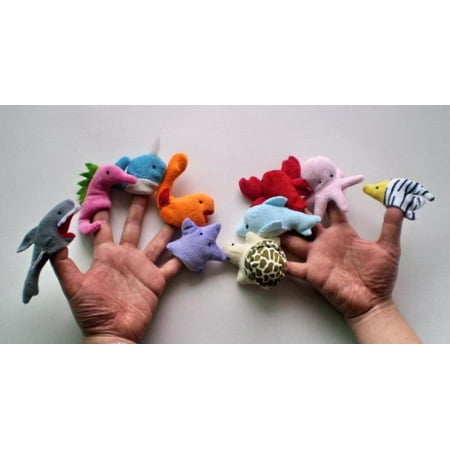 - Tuscom 10 Pcs Finger Even, Storytelling, Good Toys, Hand Puppet for Baby's Gift