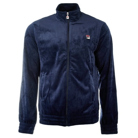 Fila Kooper Velour Zipper Jacket - Navy - Mens - M