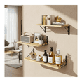 thumbnail image 2 of Repisas Flotantes Madera Modernas Estantes Baño 3pcs Malubero  Gris, 2 of 5