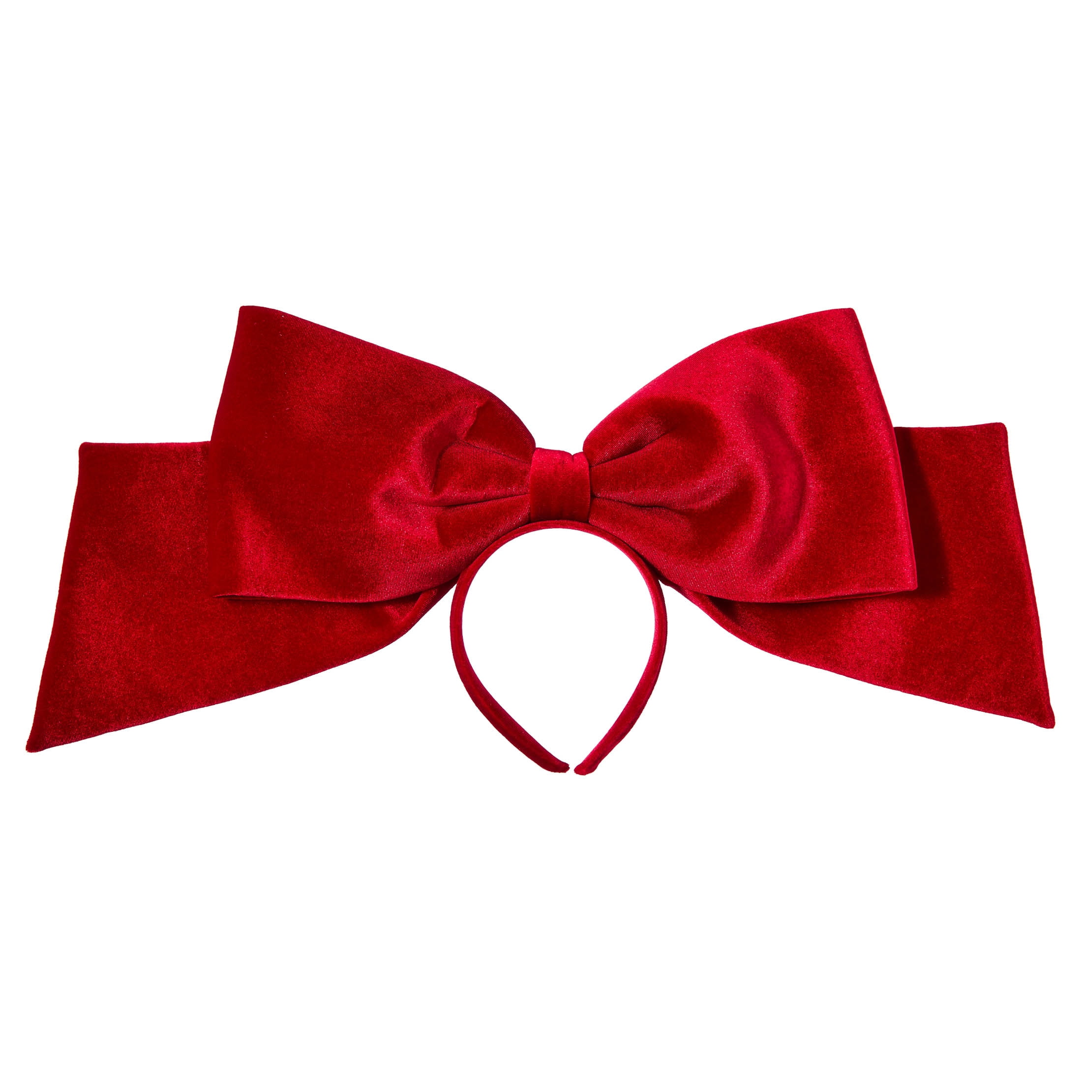 Red Velvet Oversized Bow Headband, 21" by Holiday Time