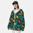 thumbnail image 3 of Lsque Colorful Dinosaurs UPF 50+ Lightweight Sun Protection Men's Women's Long Sleeve Shirt, Hoodie Performance -Medium, 3 of 9