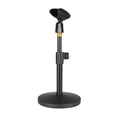 thumbnail image 1 of Yinanstore Support de Micro Robuste à Hauteur Réglable Accessoires Noir Support Professionnel pour Performance Réunions Studio Chant, 1 of 8