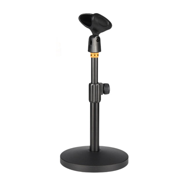 Yinanstore Support de Micro Robuste à Hauteur Réglable Accessoires Noir Support Professionnel pour Performance Réunions Studio Chant