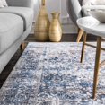thumbnail image 4 of nuLOOM Lilah Medallion Vintage Runner Rug, 2' 8" x 8', Light Blue, 4 of 8