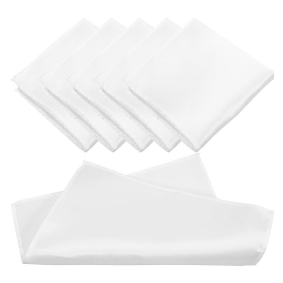 WHAMVOX 6pcs Men's Suit Pocket Handkerchiefs Square Handkerchiefs