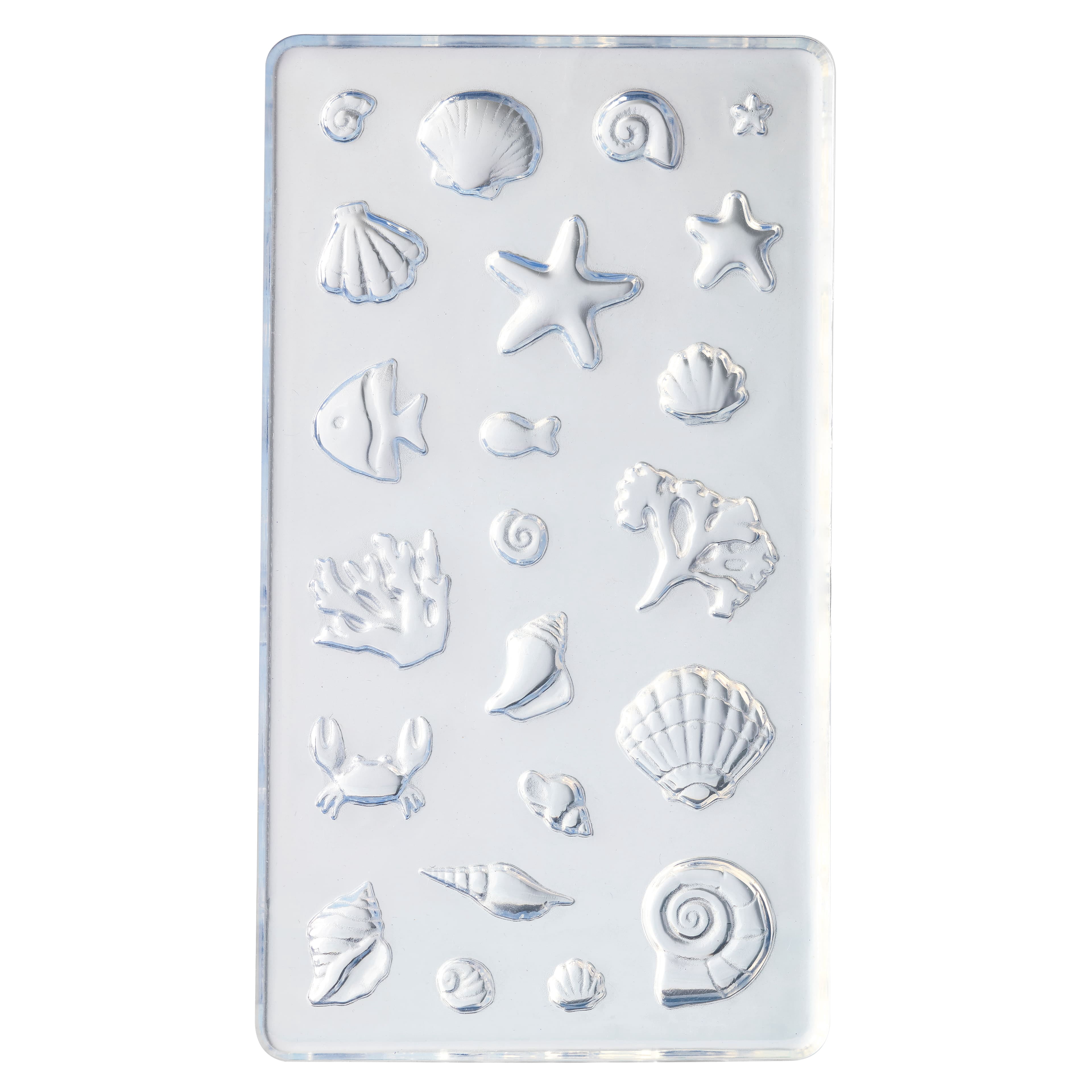 Blue Moon Studio UV Resin Craft Silicone Tiny Ocean Mold, 12 Pack